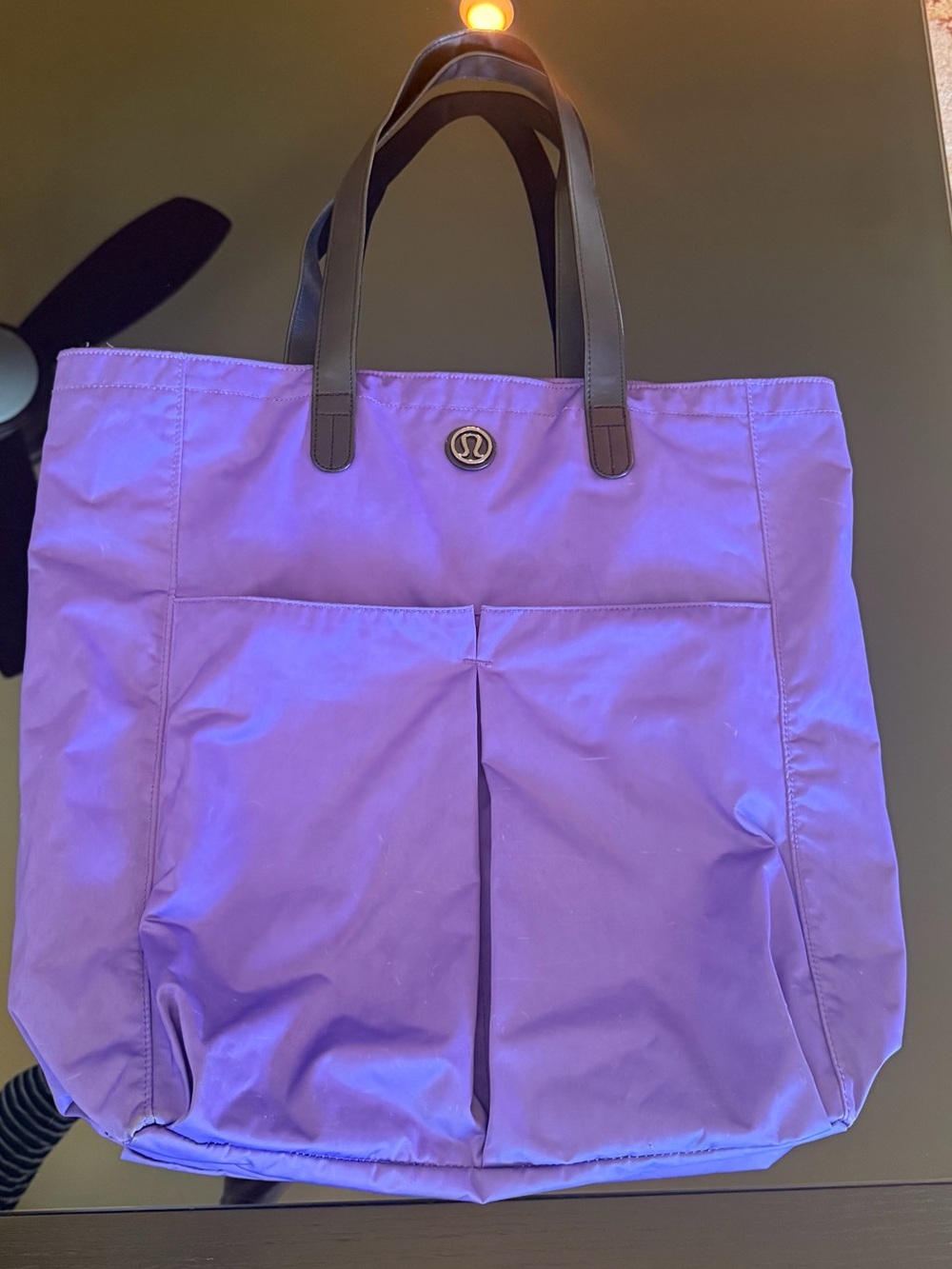 Lululemon - Purple Everyday Tote with detachable pouch